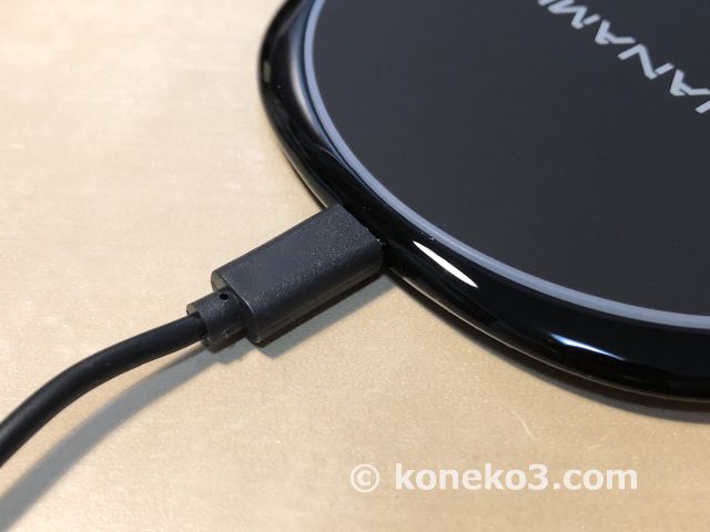 Micro USBの接続