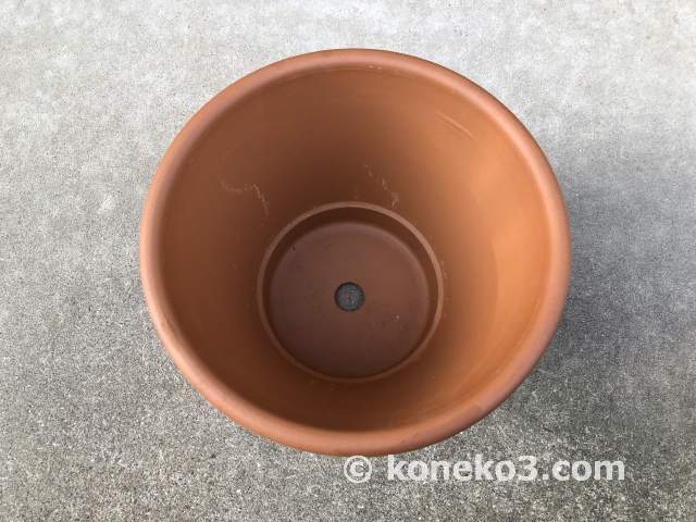 鉢の内側