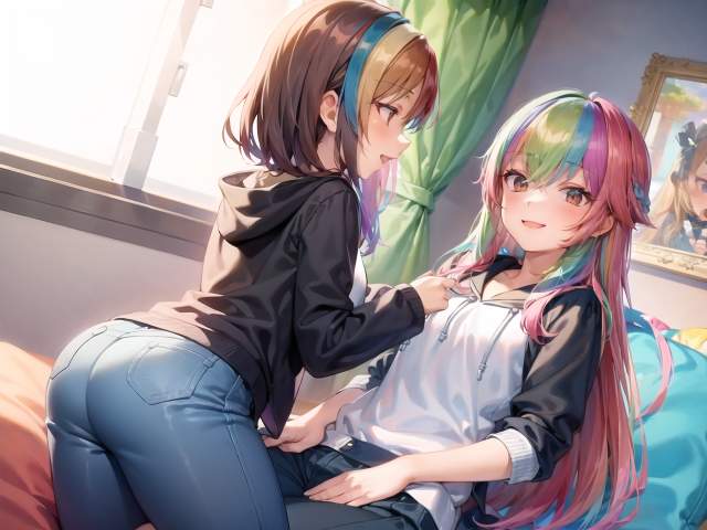 rainbow-hair-lora