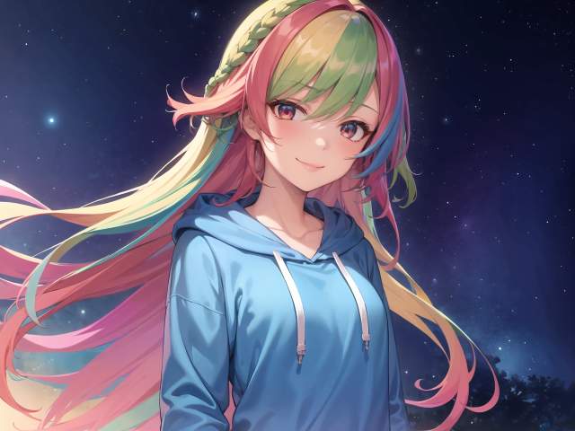 rainbow-hair-lora