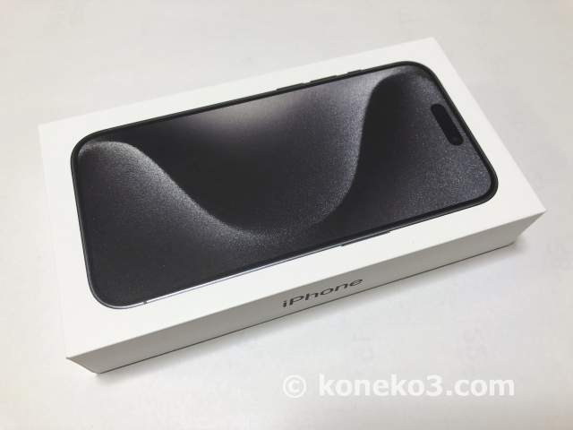 iPhone 15 Pro Black Titanium 外箱