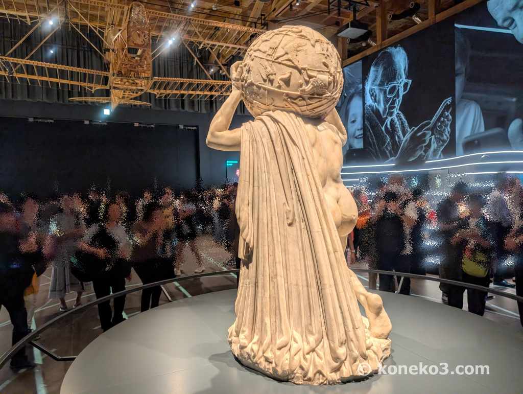 ファルネーゼのアトラス（背面）