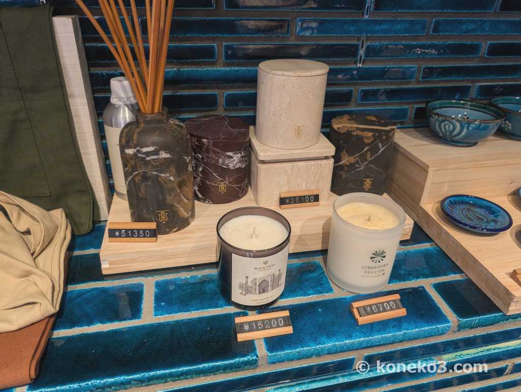 アロマキャンドル等