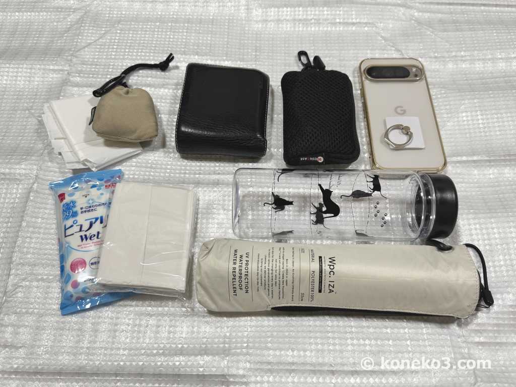 入っていた荷物一覧