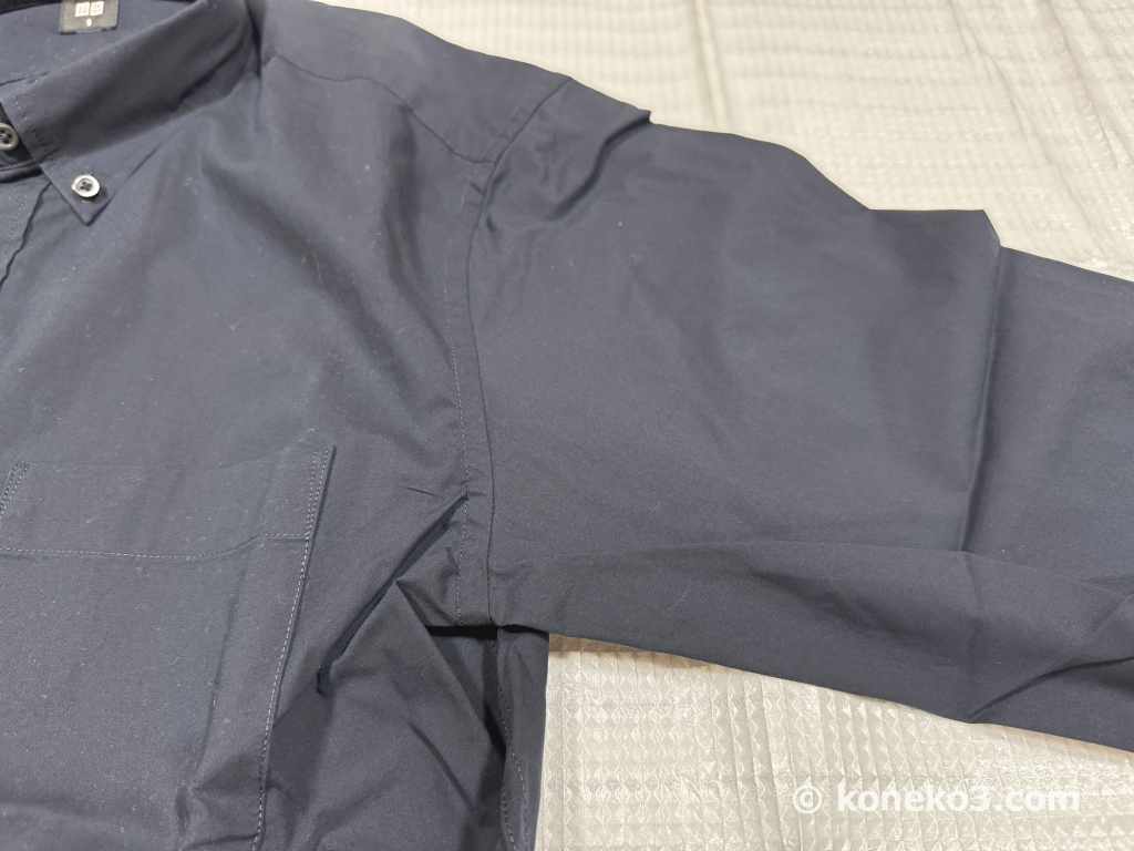 ポケットと脇の部分