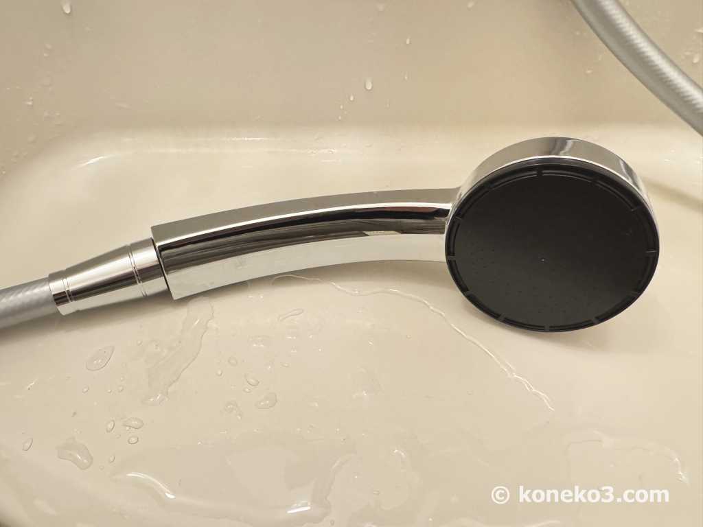 シャワー交換作業完了