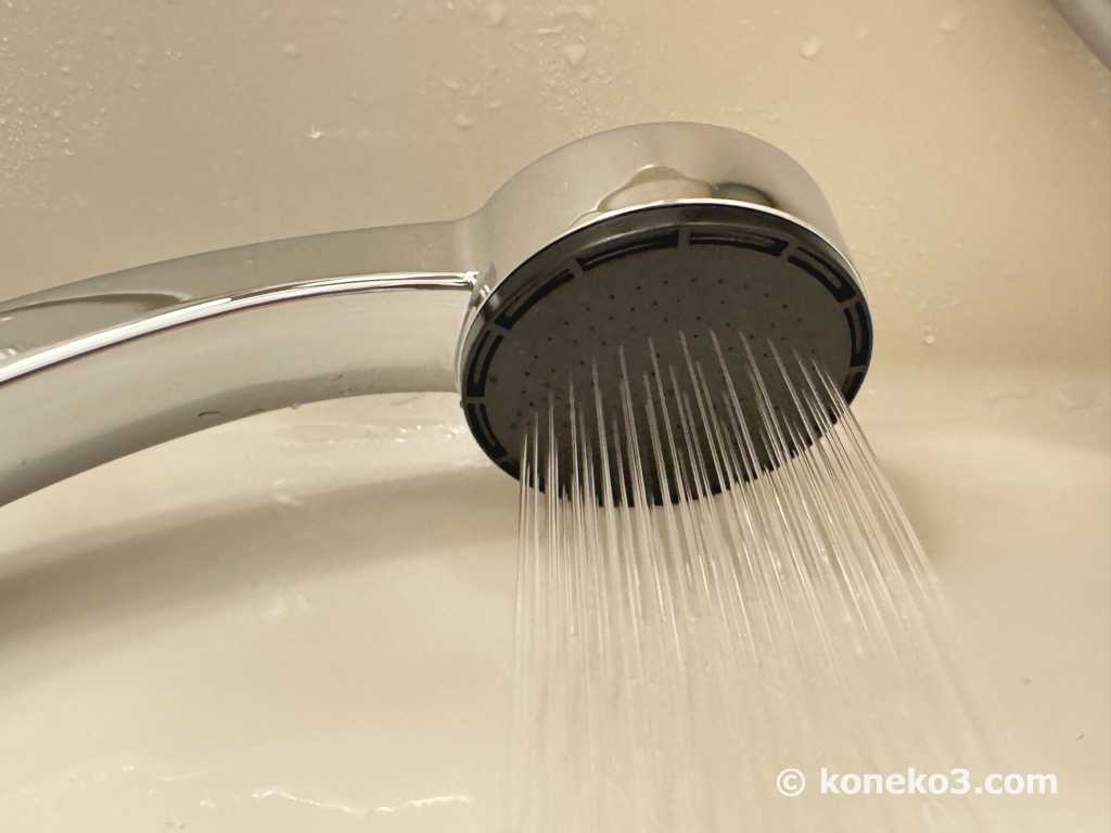 シャワーヘッドの吐出量