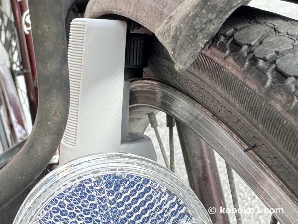 ゴムローラーの接触面