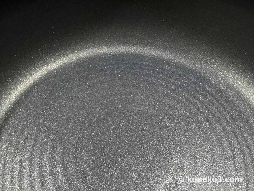 テフロン加工とリップルウェーブ加工