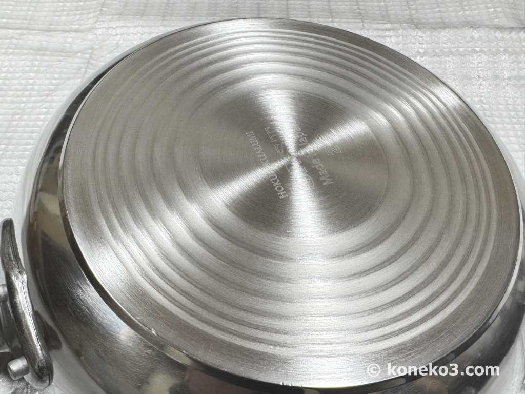 フライパンの底面