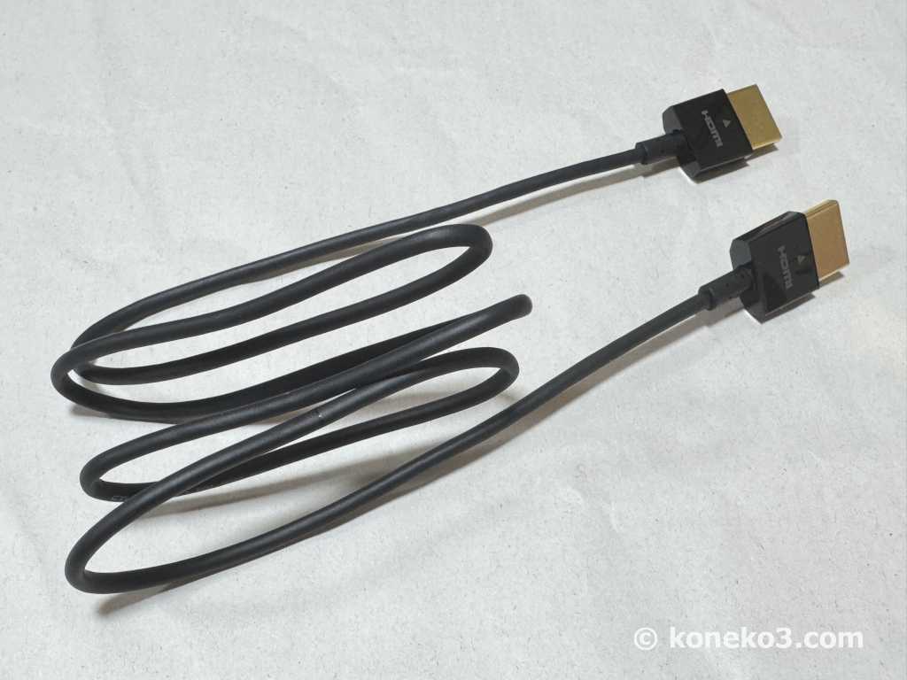 とにかく細いケーブル