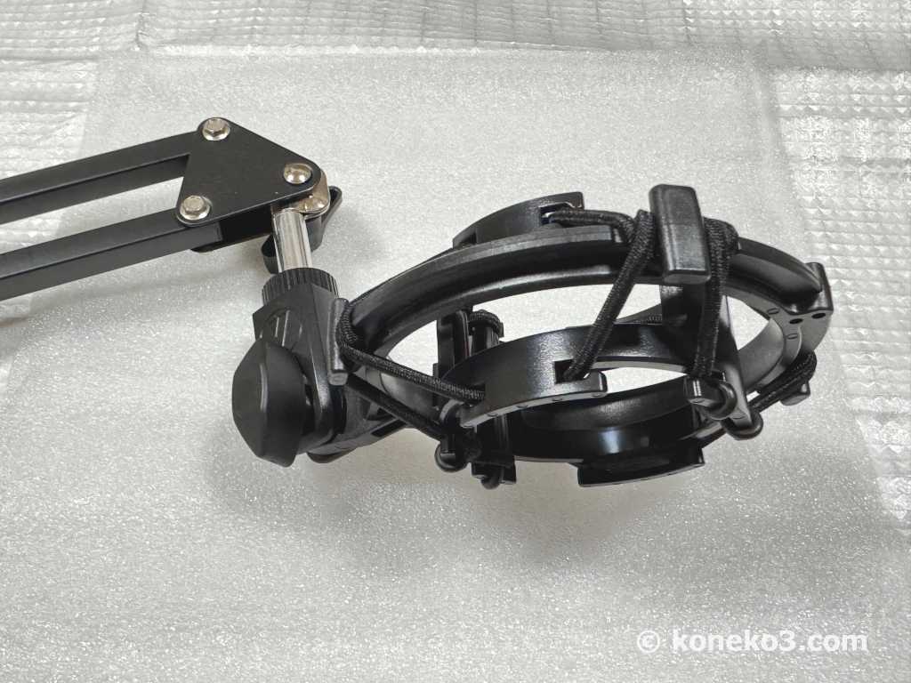 マイクアームへの取り付け