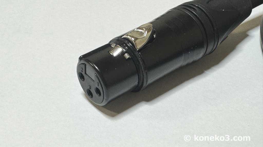 XLR端子(オス)