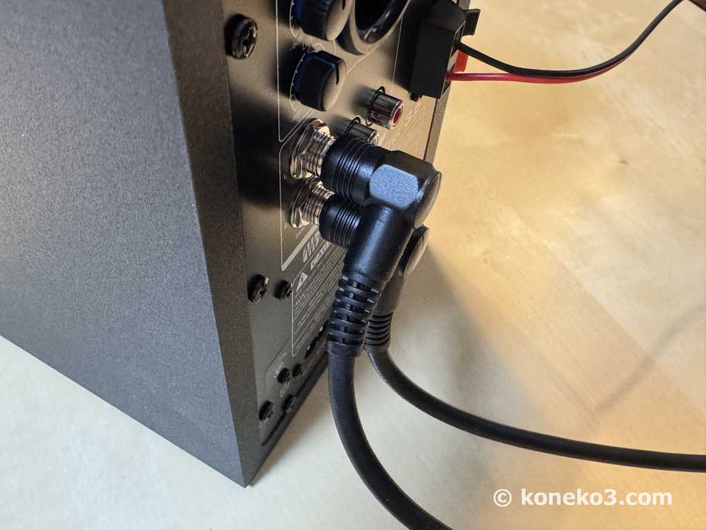 ケーブルの接続