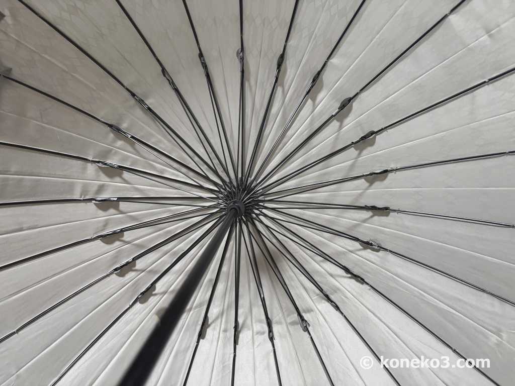 傘を開いた状態