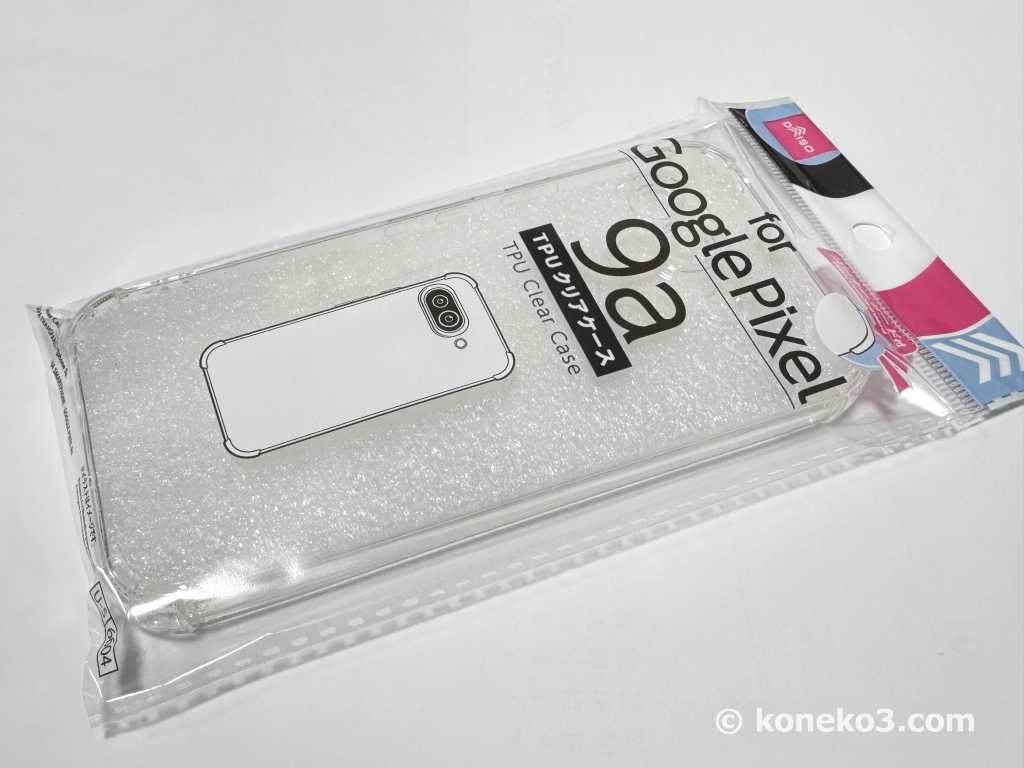 ダイソー Google Pixel 9a クリアケース