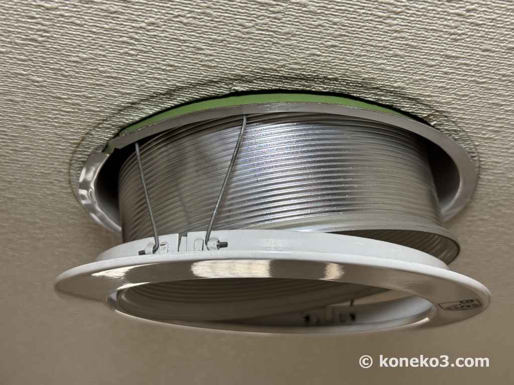 金具の取り外し