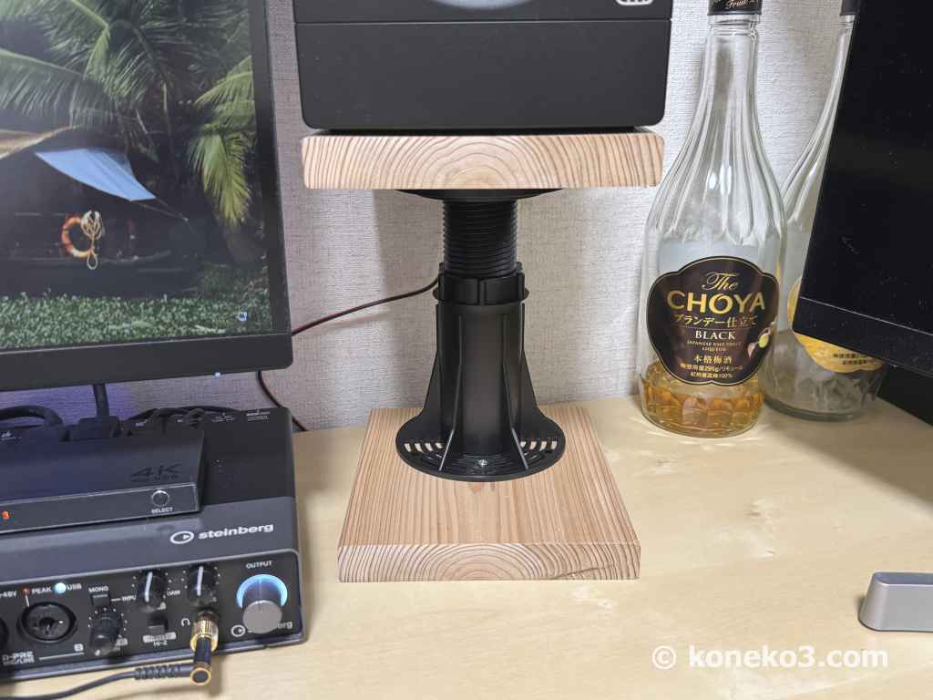 スピーカースタンドの設置例